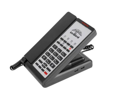 Black Auto Redial Hotel Intercom Telephone