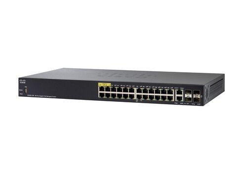 Black Cisco Network Switch - Advanced Technology Integration | Expertly Crafted for Seamless Device Connectivity