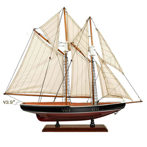 Bluenose Miniature Wooden Sailboat Model