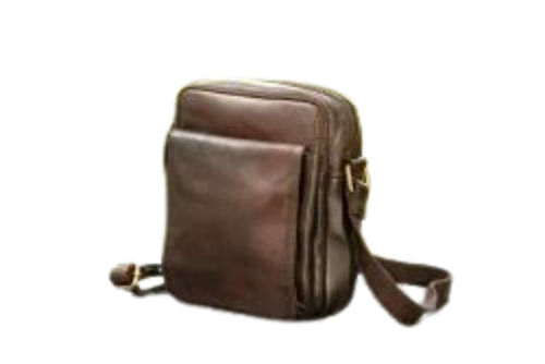 Mens Brown Leather Messenger Bags