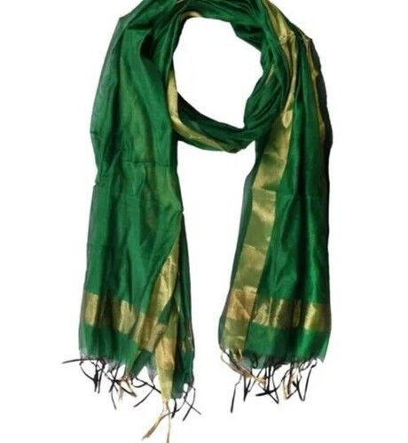 Light Green Ladies Chanderi Dupatta