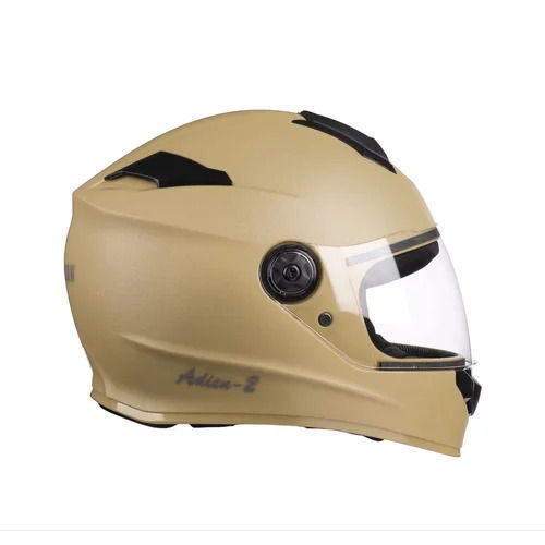 Shield Pro Beige Full Face Motorcycle Helmet