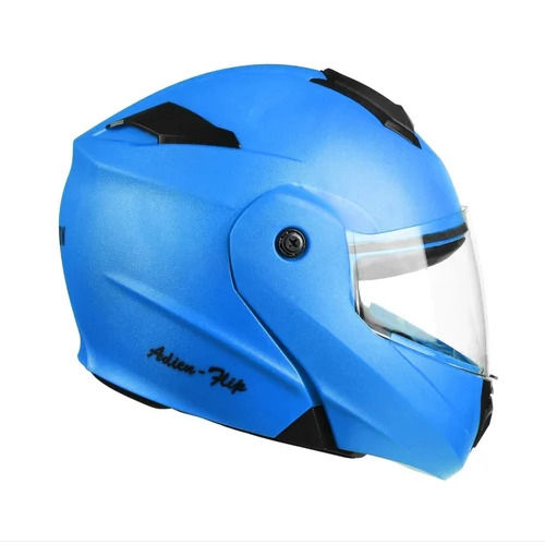 Sky Blue Shield Pro Full Face Motorcycle Helmet