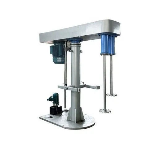 Twin Shaft Disperser - Stainless Steel, 500 Kg Batch Size | Premium Quality, Optimum Performance, Automatic PLC Control, Electrical Heating, Low Speed 5 Hp, High Speed 10 Hp