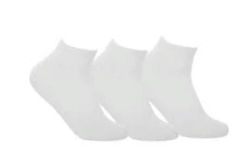 White Ankle Socks - Extremely Warm Regular Fit 4-Way Stretch | Anti Wrinkle Quick Dry Breathable All Season