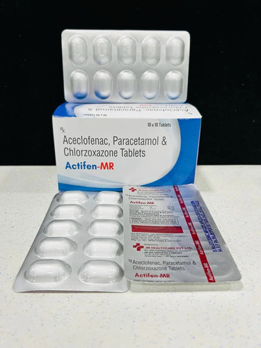 Aceclofenac Paracetamol Chlorzoxazone Tablets - Prescription Required Medicine for Hospital and Clinic Use | Storage: Cool and Dry Place Precautions Included