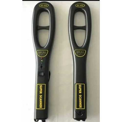 Black Hand Held Metal Detectors