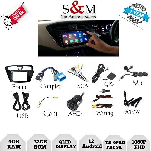 Easy Installation 9 Inches Display Car Android Player Complete Set 