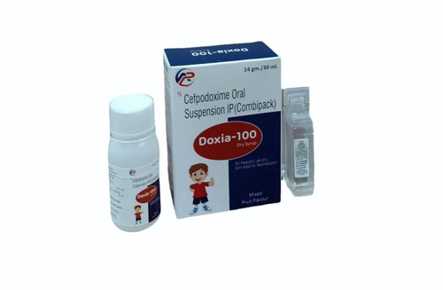 Cefpodoxime Proxetil Oral Suspension - Liquid Formulation | Prescription Required, Cool and Dry Storage, Hospital and Clinic Application