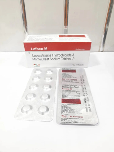 Levocetizine Hydrochloride And Montelukast Sodium Tablets - Prescription Required Dosage As Per Guidelines Cool And Dry Storage