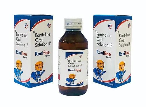 Ranitidine Oral Solution IP - Liquid Dosage for Prescription Use, Suitable for Hospitals and Clinics, Store in Cool and Dry Place