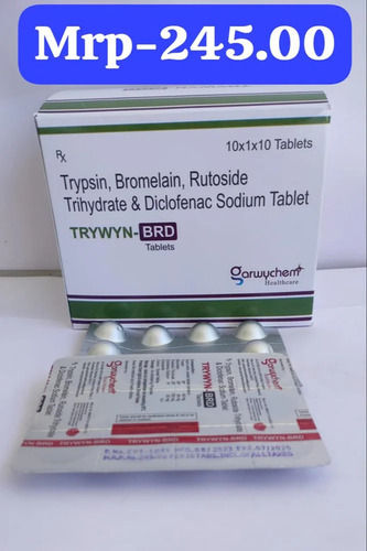 Trypsin Bromelain Rutoside Diclofenac Sodium Tablets