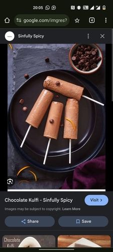 Dried Skimmed Milk Chocolate Kulfi Ice Cream