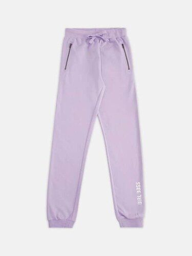 Plain Polyester Girls Trouser Technics Machine Made