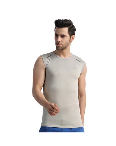 Daily Wear Regular Fit Round Neck Sleeveless Breathable Readymade Plain Mens Sando Vest