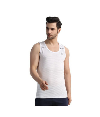 Daily Wear Regular Fit U Neck Sleeveless Breathable Readymade Plain Mens Sando Vest