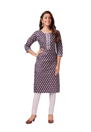 Short Sleeve Printed kurtis 