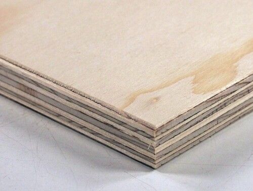 Brown Rectangular Softwood Plywood