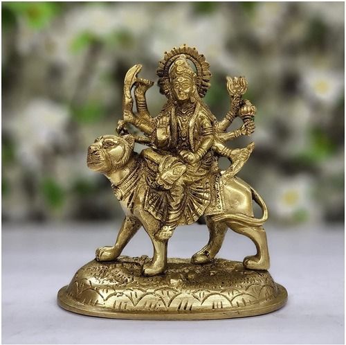 Corrosion Resistant Durable Brass Durga Statue