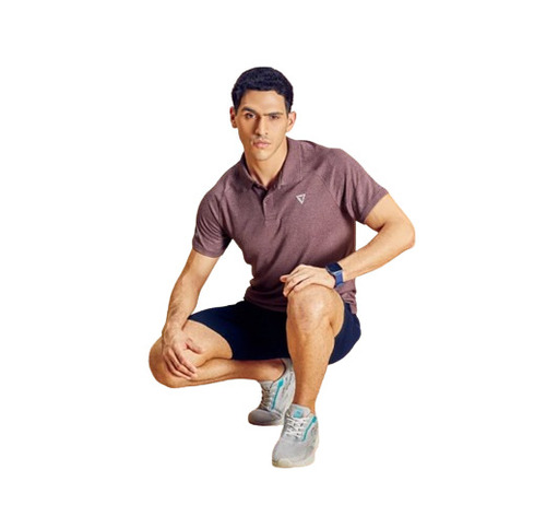 Men Polo Neck T Shirts - Polyester Fabric, Slim Fit, Plain Pattern, Half Sleeves | Casual Wear, All Color Options for Men