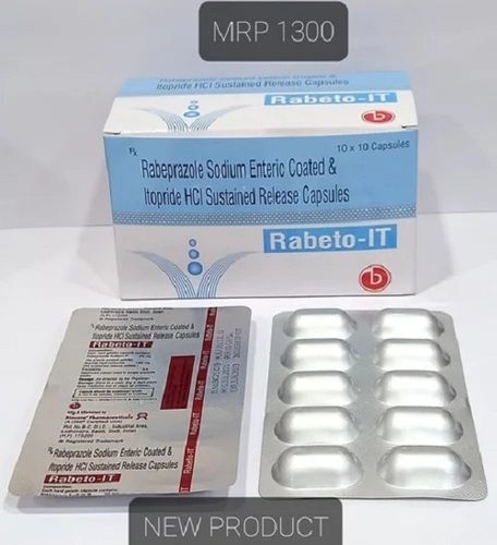 Rabeprazole Sodium Enteric Coated Itopride Hcl Sustained Release Capsules