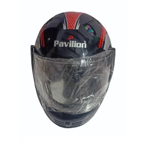 Black Pavilion Plastic Full Face Helmet