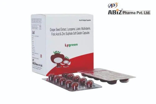 Grape Seed Lycopen Folic Acid Softgel Capsules