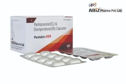Pantoprazole 40 Mg + Domperidone 30 Mg SR Capsules - Prescription Required Application for Hospital and Clinic
