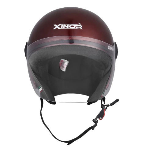 Xinor Buff Open Face Helmet For Men & Women ISI Standard For Scooty And Motorcycle