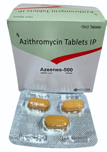 Azithromycin 500 Mg Tablets - Prescription Medication for Hospital and Clinic Use | Stored in a Cool and Dry Place Medicine Grade Quality