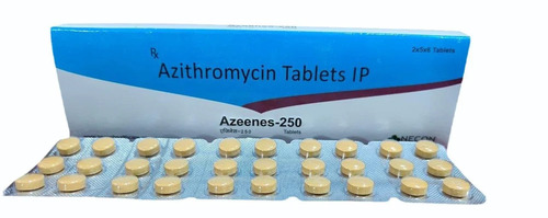 Azithromycin Tablets I.P. 250 mg - Medicine Grade Tablets for Hospital and Clinic Use Cool and Dry Storage Conditions