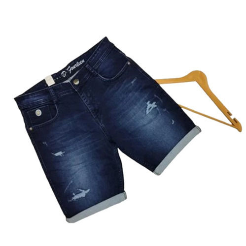 Blue Mens Denim Shorts