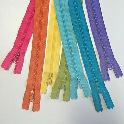 Long Lasting Durable Multi-Colored Zippers