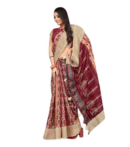 Fancy Cotton Embroidered Sarees