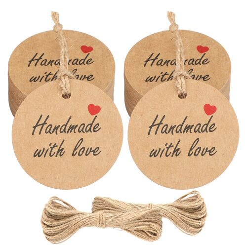 Handmade Printed Stickers - Eco-Friendly Cloth Paper Rubber Materials | Durable Adhesive Label Stickers in Custom Shapes Versatile Use