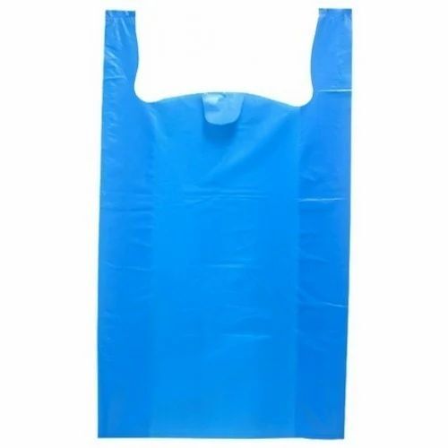 Eco Friendly Plain Disposable Blue Polythene Bags