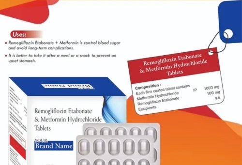Remogliflozin Etabonate And Metformin Hydrochloride Tablets - Prescription Required, Tablets for Hospital and Clinic Use, Store in Cool and Dry Place