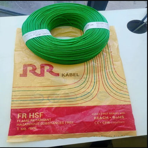 Flame Retardant Flexible Green RR Kabel Wires