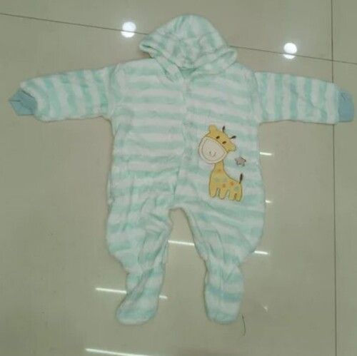 Multi Color Printed Pattern Full Sleeves Baby Jumpsuit