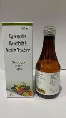 Cyproheptadine 2mg + Tricholine Citrate 275mg + Sorbitol Syrup