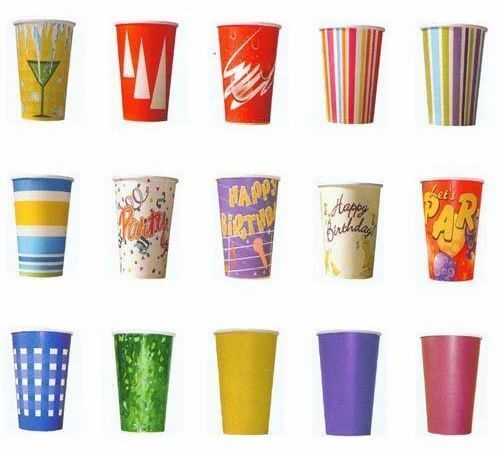 Eco Friendly And Round Paper Disposable Glasses