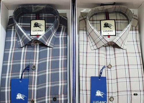 Full Sleeve Shirts - Cotton, Sizes: XS-XXXL, Multi Color, Classic Collar, Regular Fit | Breathable, Washable, Check Pattern