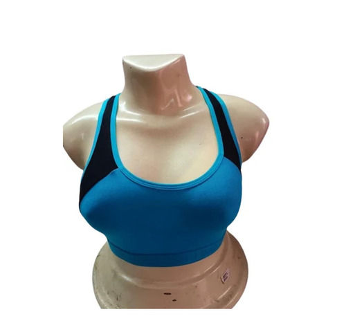 Ladies Blue Sports Bra