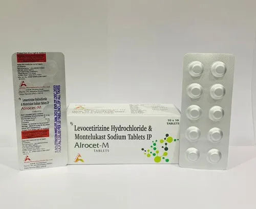 Montelukast Sodium 10mg + Levocetirizine 5mg Tablets