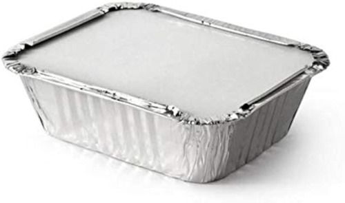 Silver Premium Design Aluminium Container With Lid