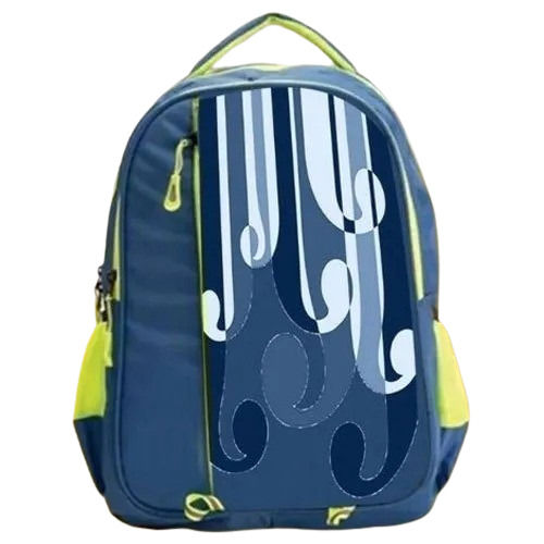 Blue Printed School Bag