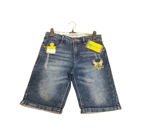 Boys Blue Denim Shorts - Faded Fabric for Ages 4-14 Years | Ideal for Boys Machine Washable Versatile Size Options