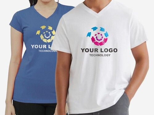 Customized and Personalized Logo and Text on T-Shirt for Mens and Womens