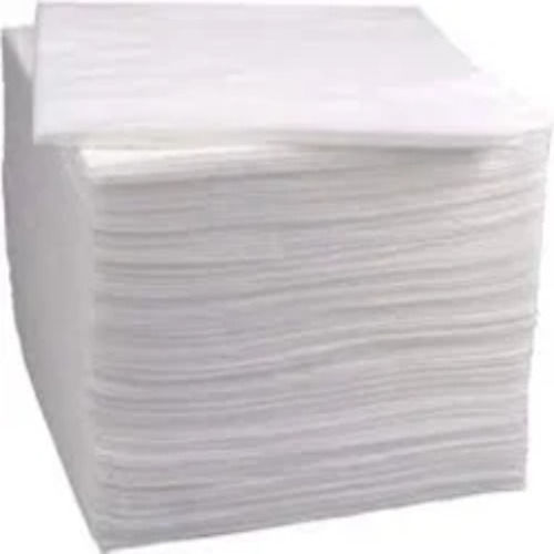 White disposable napkin