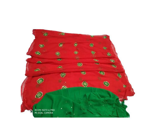 Red Bandhani Sarees